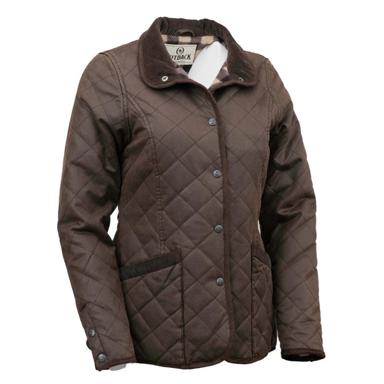 Outback Trading Company Ladies Canyonland Brown Barn Jacket 29860-BRN