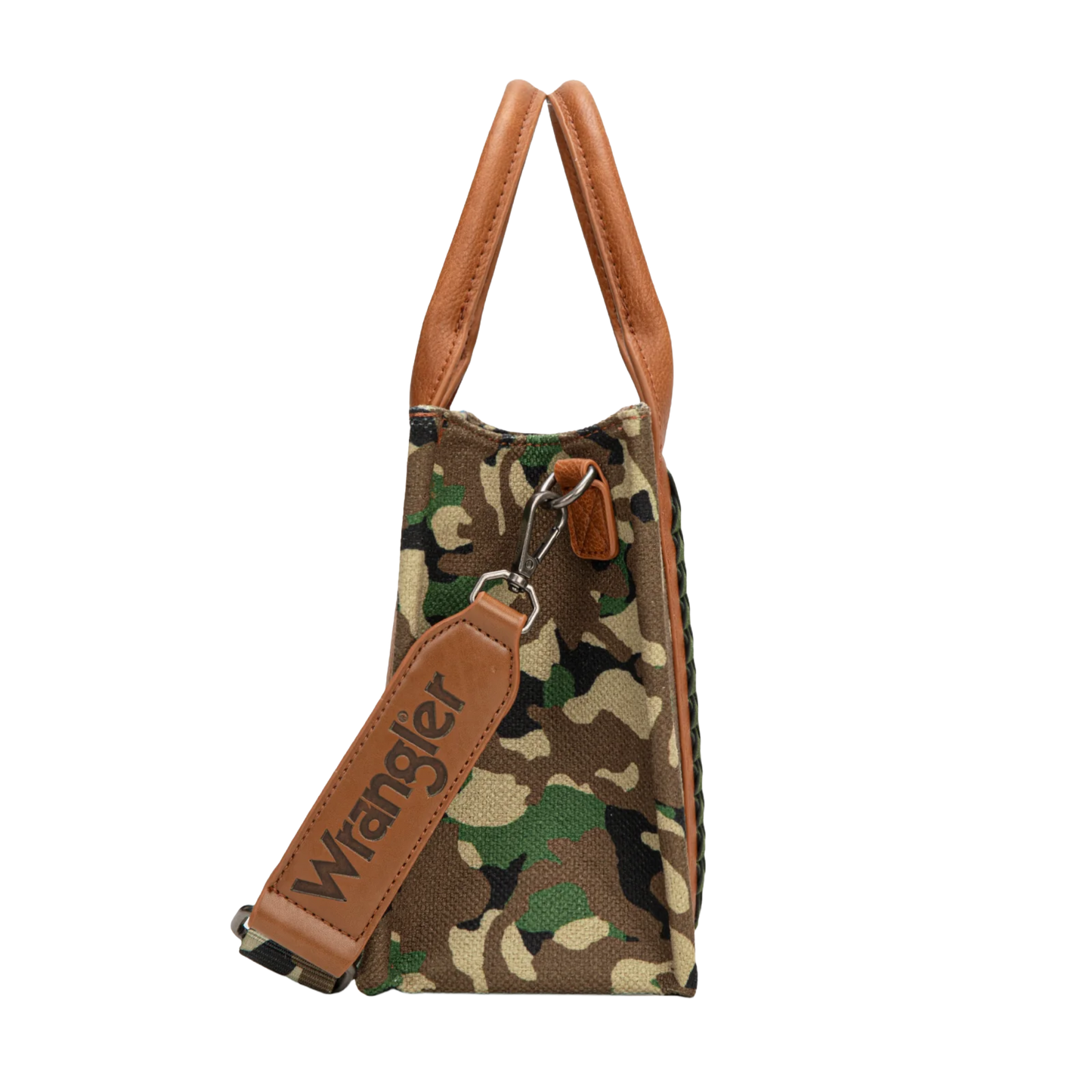 Wrangler Green Camo Print Crossbody Tote WG286-8120SGN