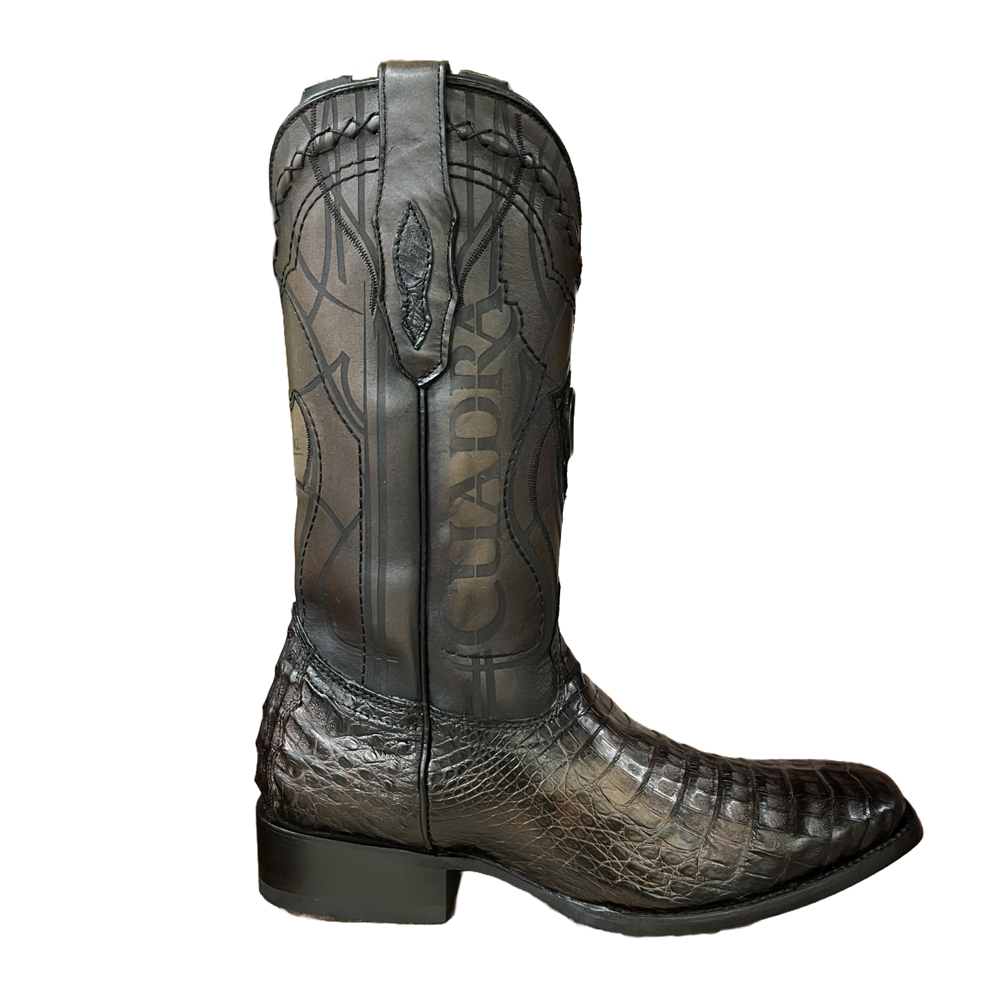 Cuadra Men's Paris Brown Caiman French Toe Western Boots CU376