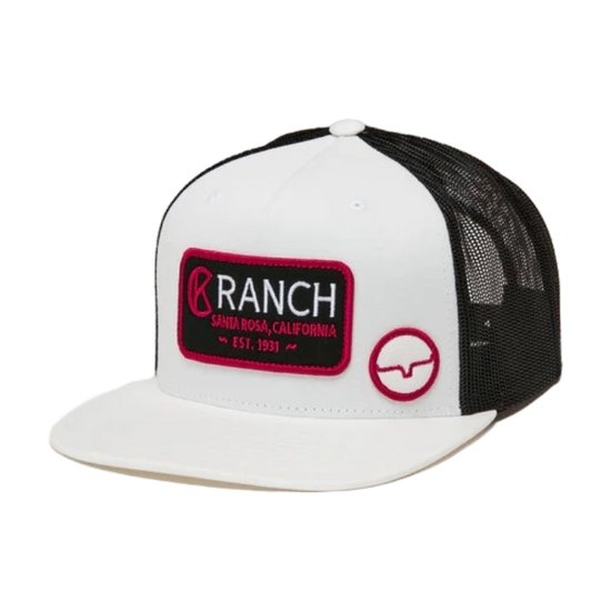 Kimes Ranch Men's CK31 White & Black Trucker Hat UHA0000088-WE008