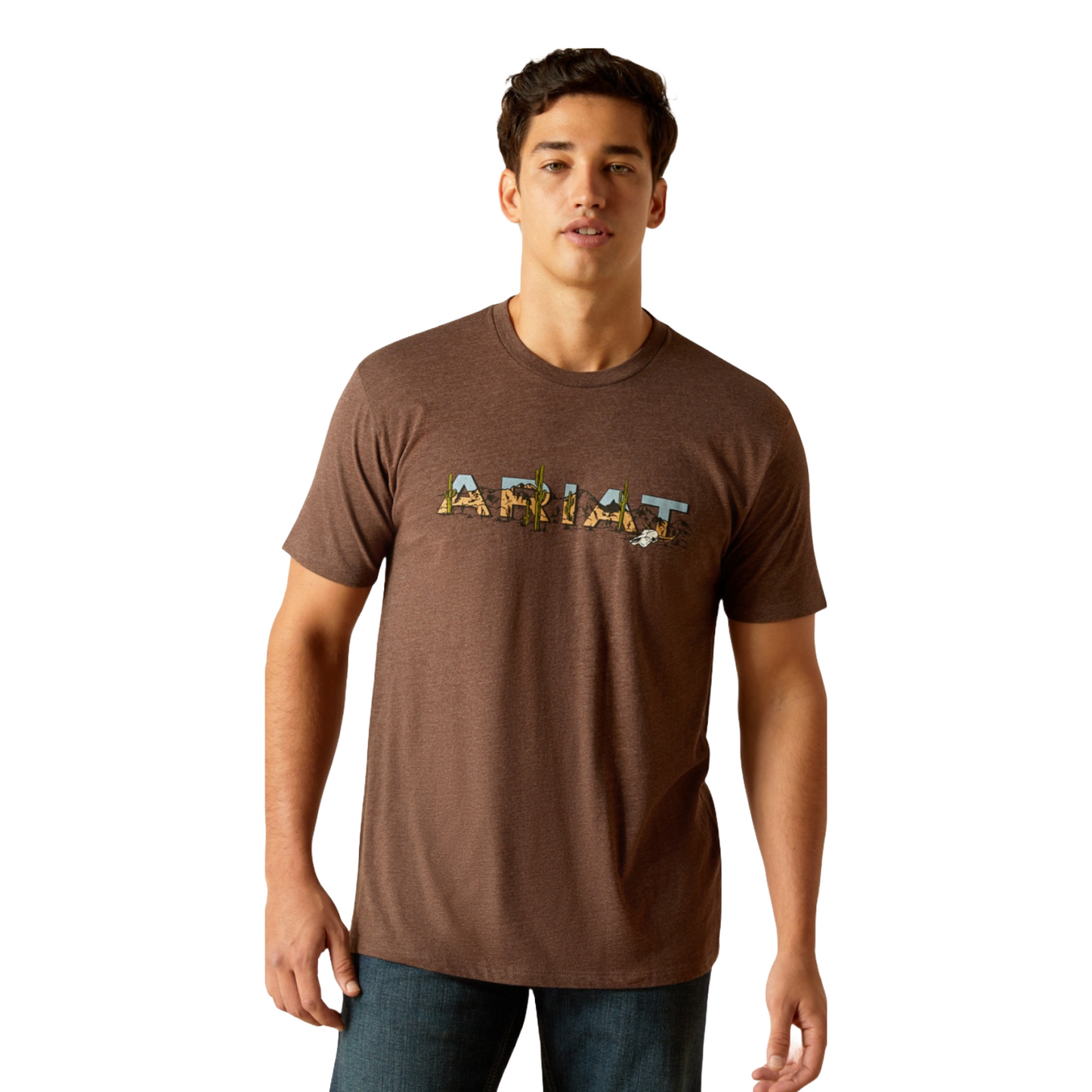 Ariat Men's South Western Graphic Brown T-Shirt 10051759