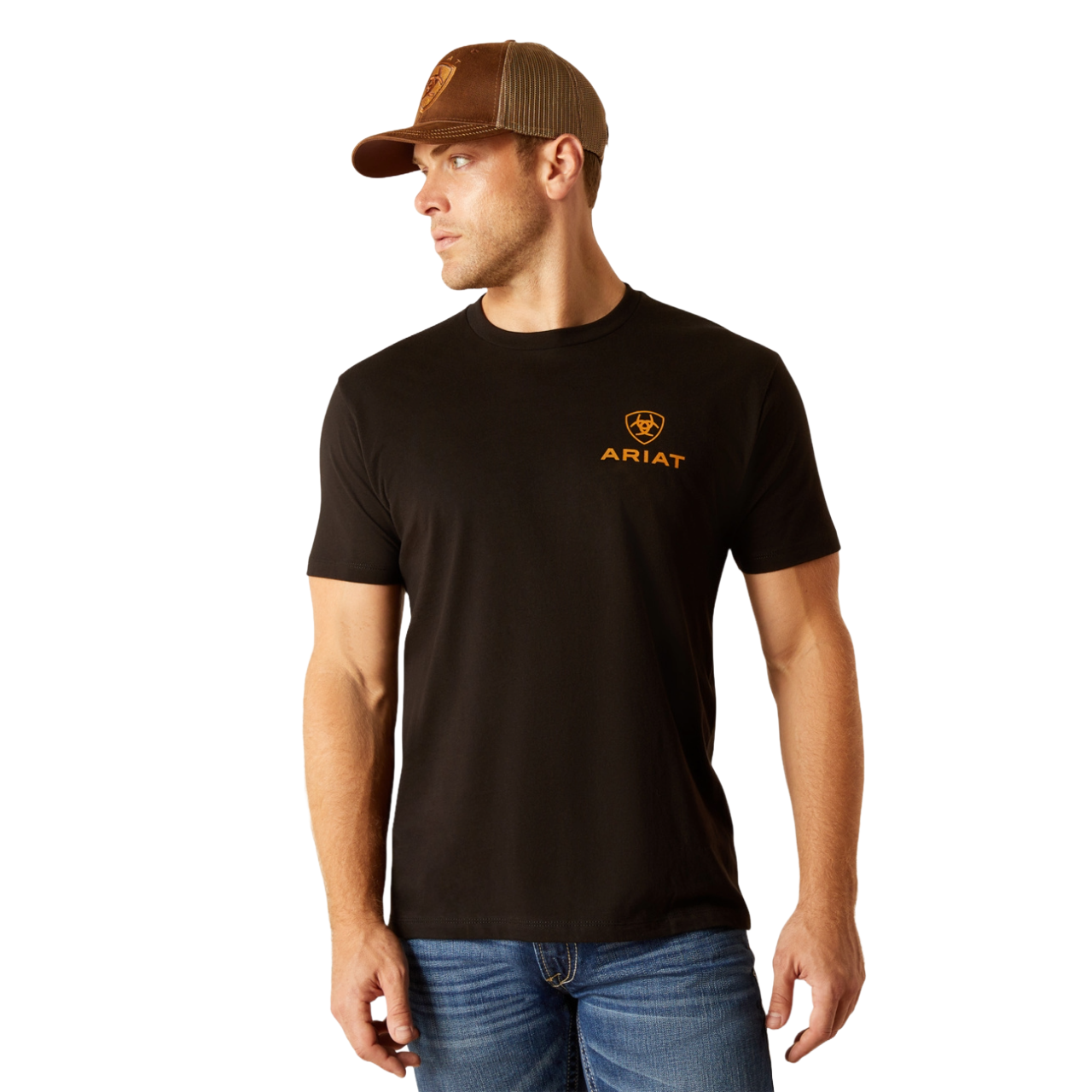 Ariat Men's Farm Fields Graphic Black T-Shirt 10051758