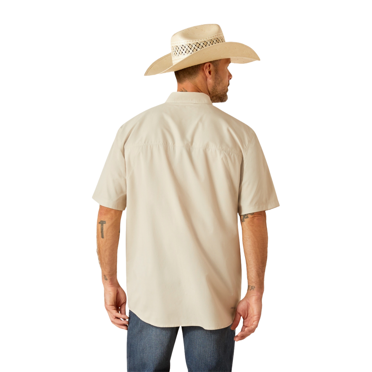 Ariat Men's 360 Airflow Classic Fit Silver Lining Button Down Shirt 10051357