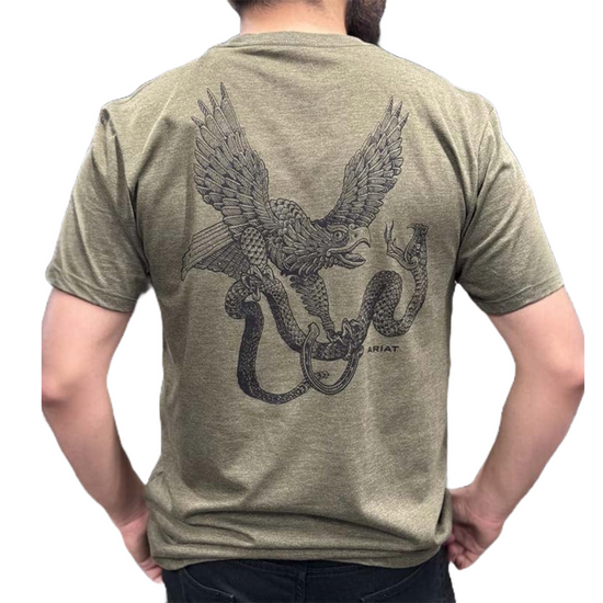 Ariat Men's Michoacan IESMU Military Heather Green T-Shirt 10051673