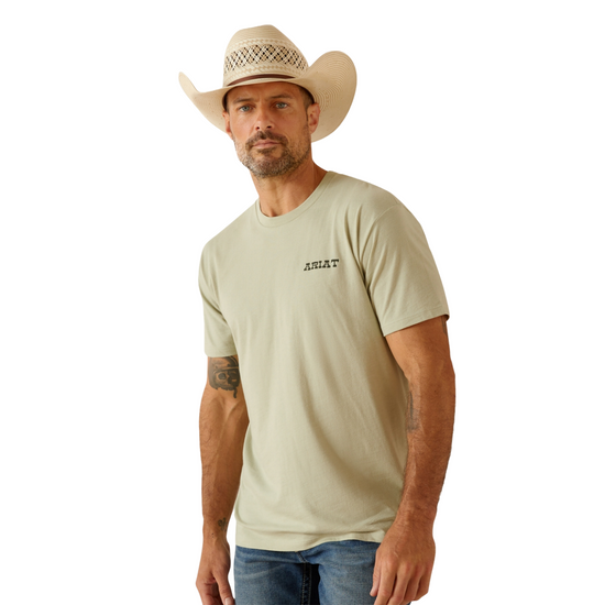 Ariat Men's Eagle Flag Graphic Desert Sage T-Shirt 10051748
