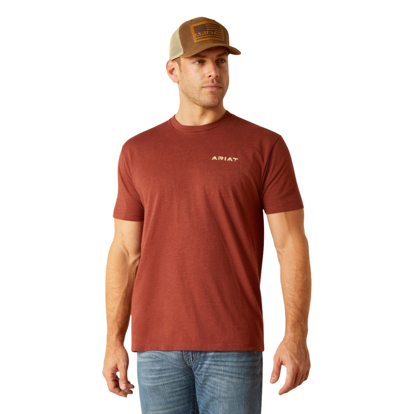 Ariat Men's South Western Graphic Rusty Heather T-Shirt 10051753