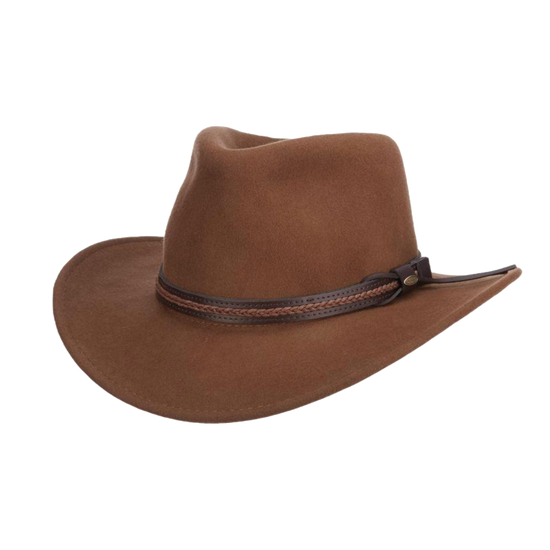 Outback Men's Buffalo Pecan Felt Hat DF186-PECAN