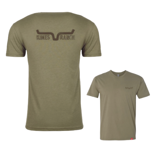 Kimes Ranch Men's Graphite Light Olive Short Sleeve T-Shirt S24M12S39AC0F4
