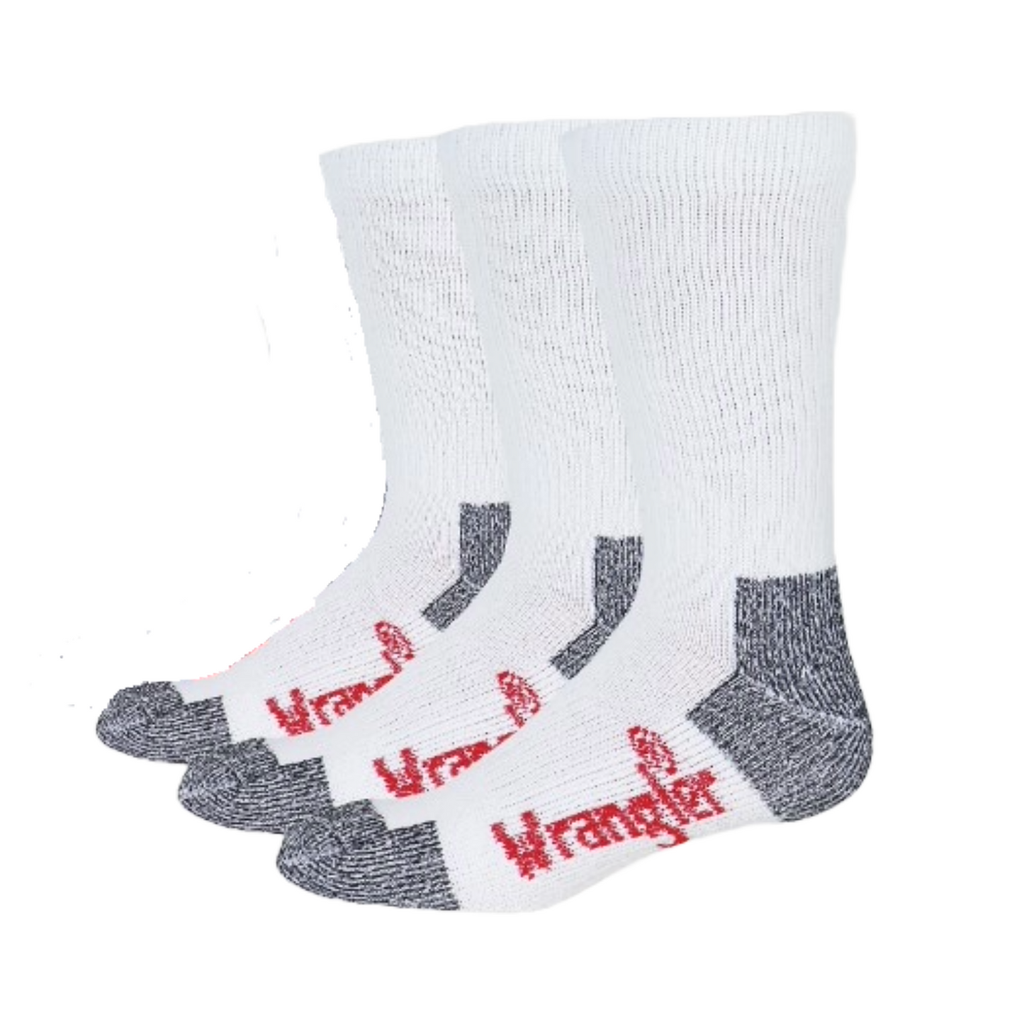Wrangler® Riggs Men's White Ultra-Dri Work Boot Socks - 3 Pack - 3/72435-1000