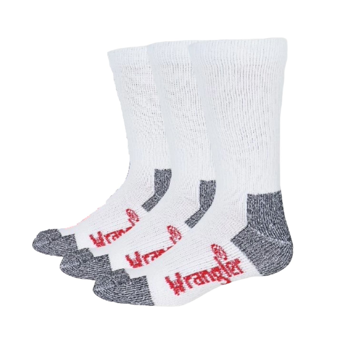 Wrangler® Riggs Men's White Ultra-Dri Work Boot Socks - 3 Pack - 3/72435-1000