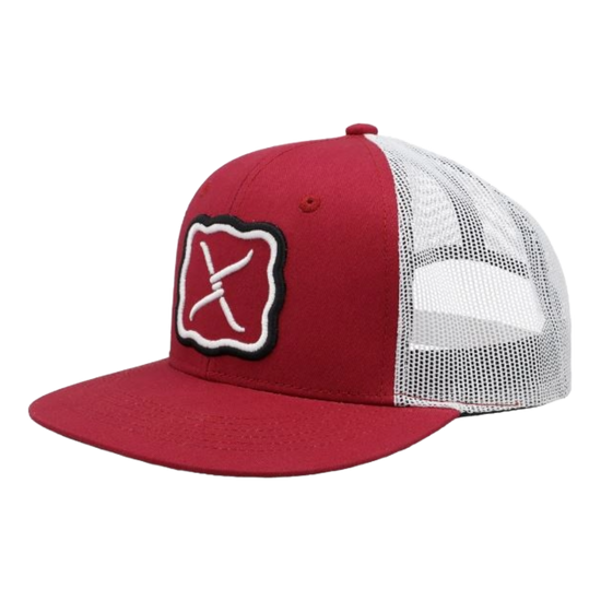 Twisted X Large Buckle Graphic Red Trucker Cap CAP0011