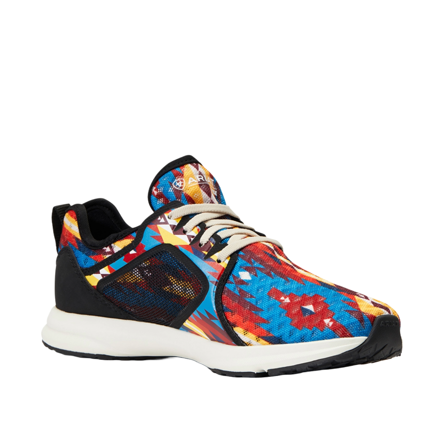 Ariat Ladies Fuse Print Shoes 7.5 B Blue