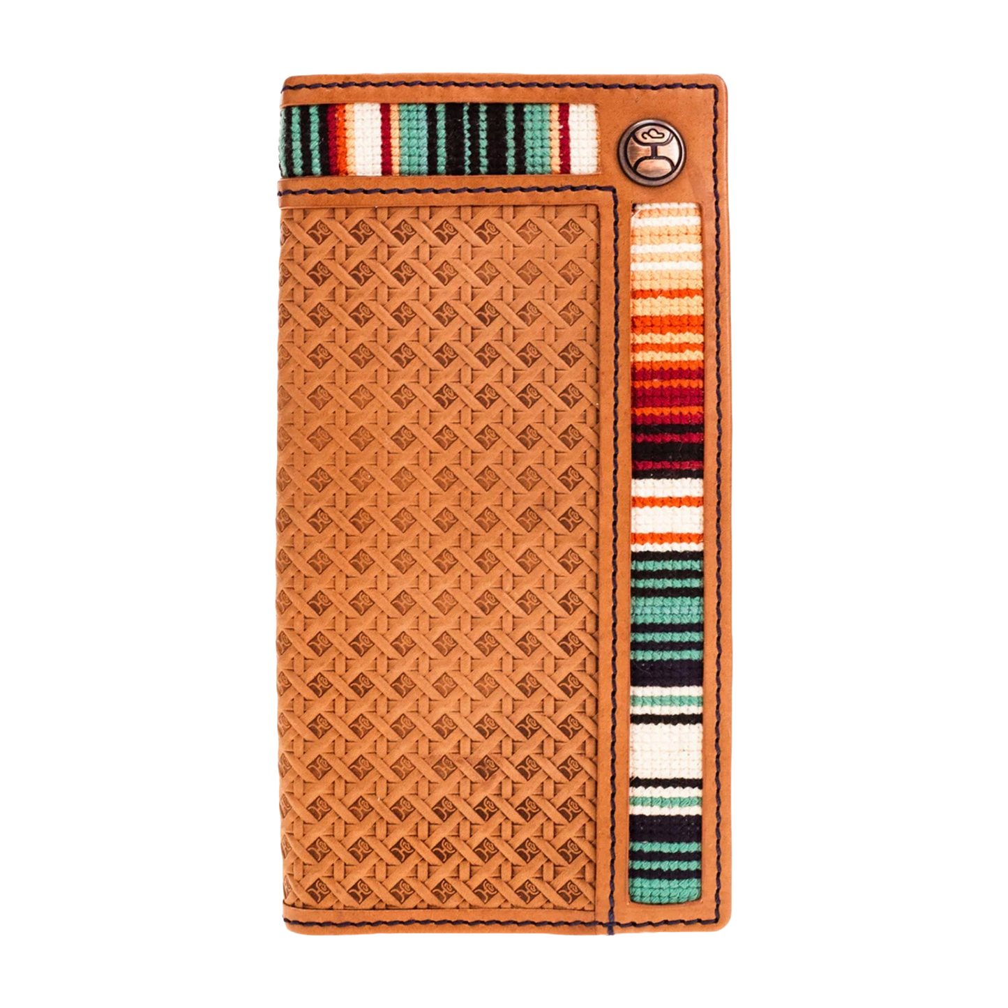 Hooey Ladies Tarlo Basket Weave Tan Rodeo Wallet HW022-TNSP