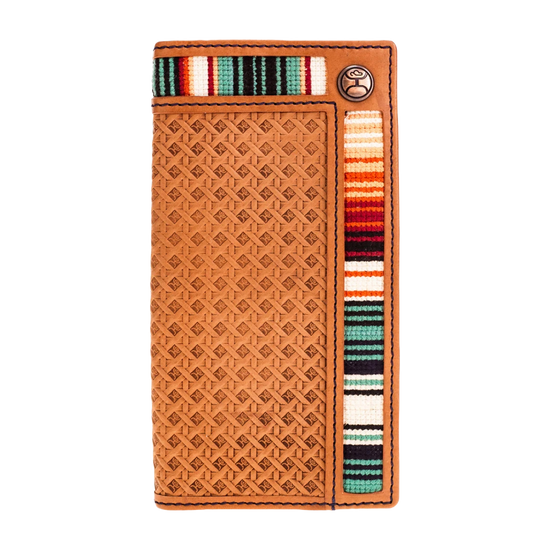 Hooey Ladies Tarlo Basket Weave Tan Rodeo Wallet HW022-TNSP