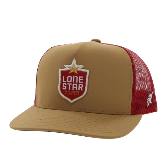 Hooey Lone Star Tan & Red Graphic Trucker Cap LS011T-TNRD