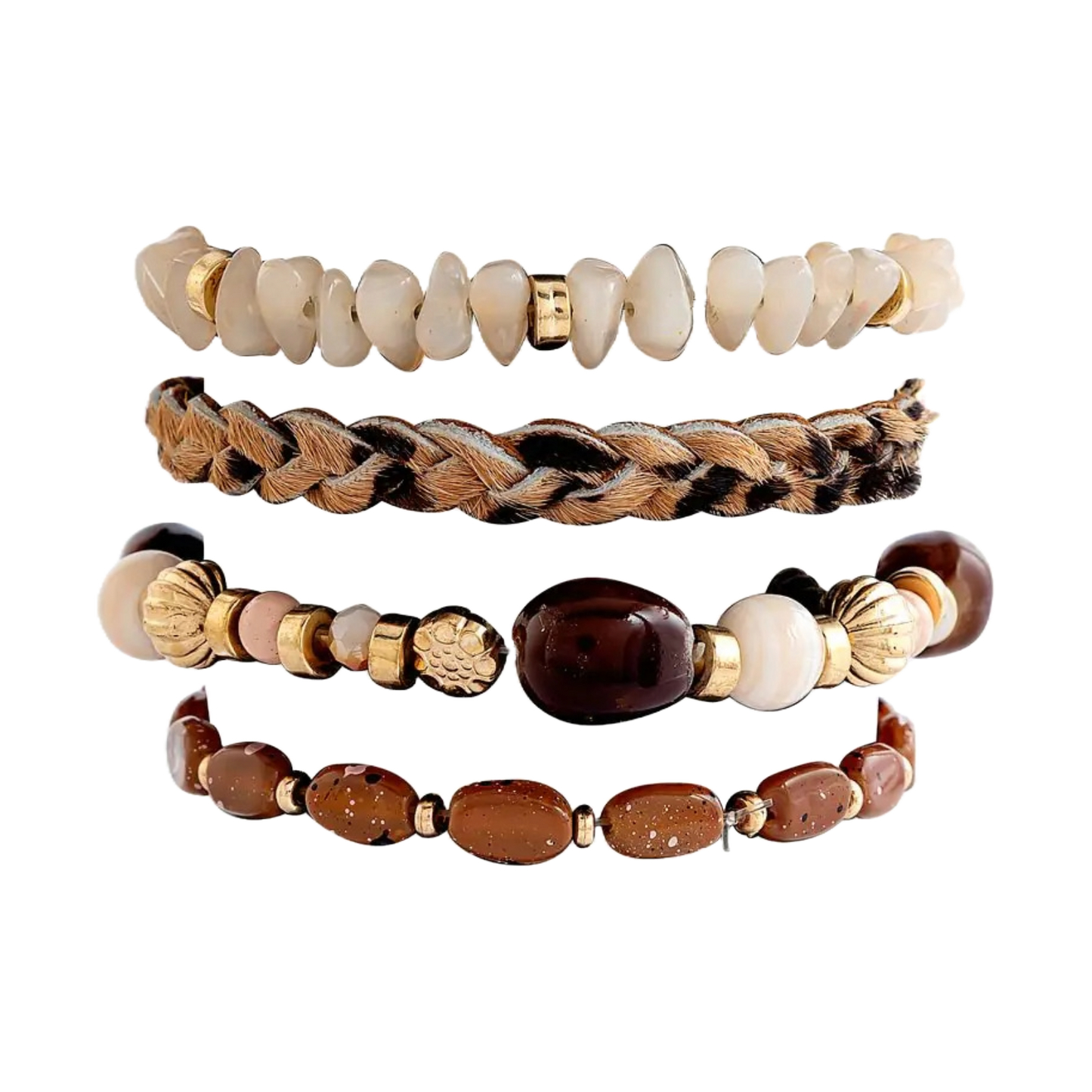 Myra Bag Ladies Devonnie Multi-Strand Beaded Bracelet S-10074