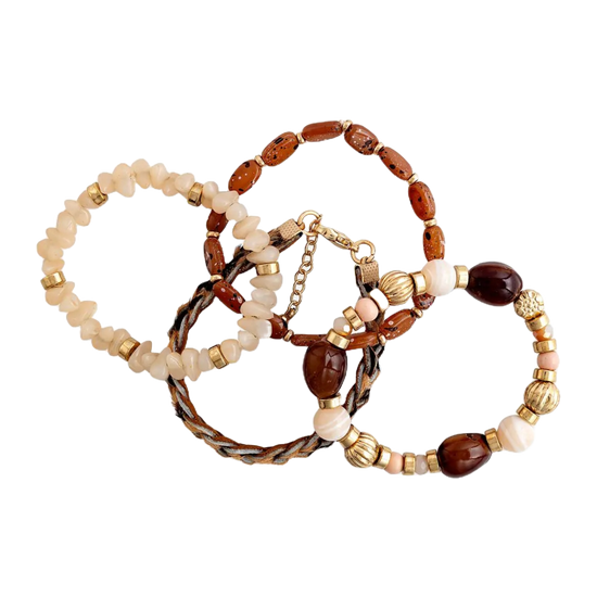 Myra Bag Ladies Devonnie Multi-Strand Beaded Bracelet S-10074