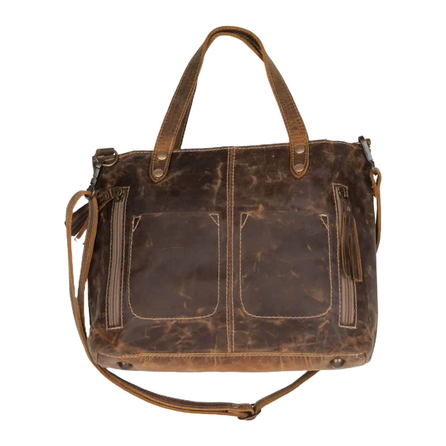 Myra Bag Ladies Ultimate Choice Brown Leather Bag S-2137