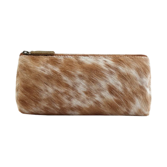 Myra Bag Ladies Sandy Leather & Hairon Pouch S-2699