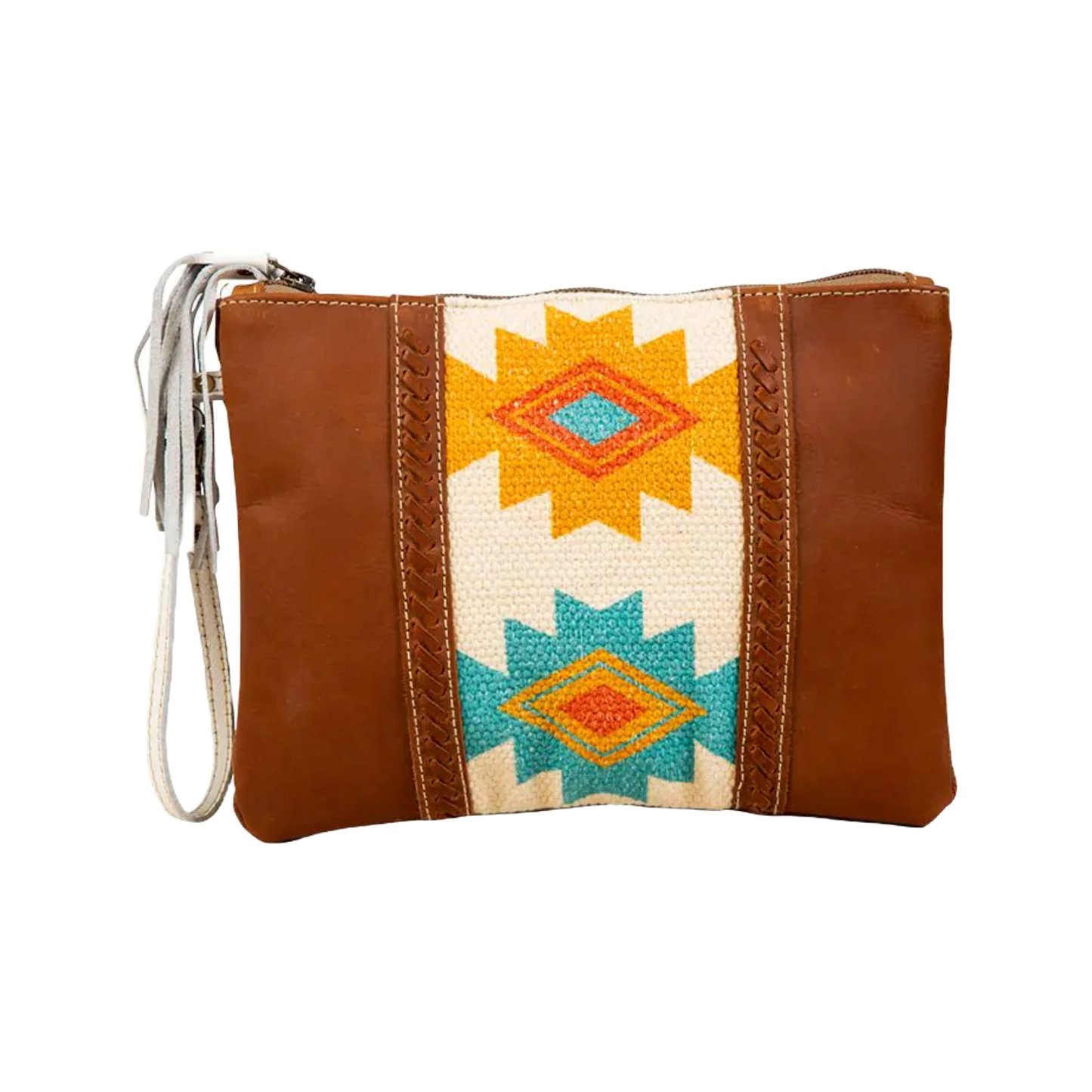 Myra Bag Ladies Nova Southwestern Brown Pouch S-7310