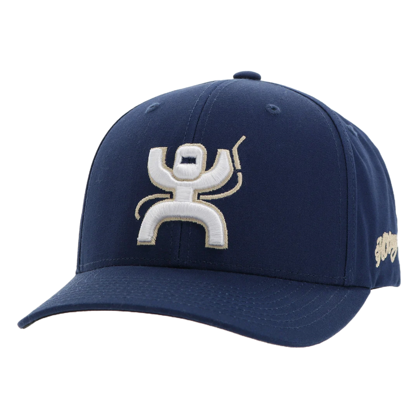 Hooey 'Arc' White & Tan Logo Navy Trucker Cap 2421T-NV