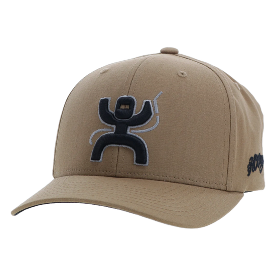 Hooey 'Arc' White & Tan Logo Tan Trucker Cap 2421T-TN