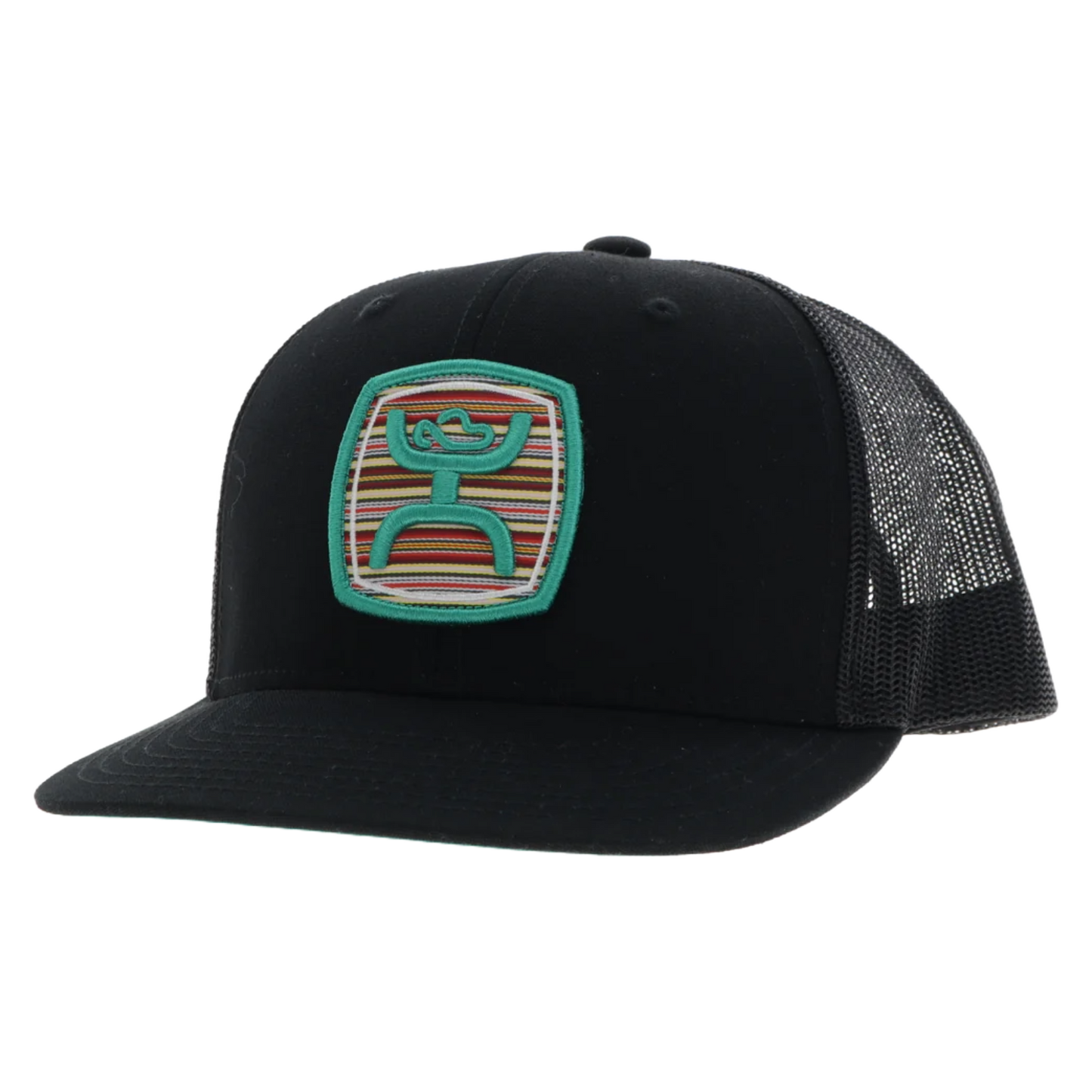 Hooey "Zenith" Serape Logo Black Snapback Hat 2424T-BK