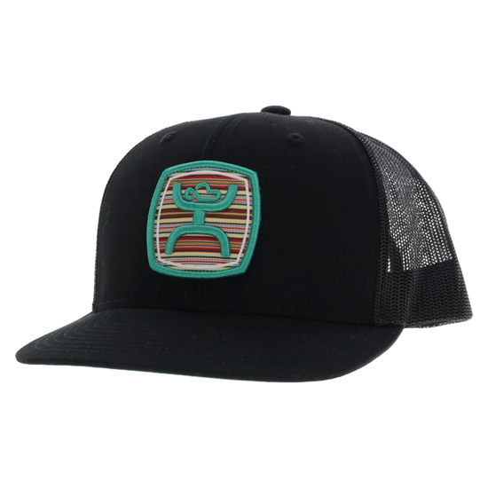 Hooey "Zenith" Serape Logo Black Snapback Hat 2424T-BK