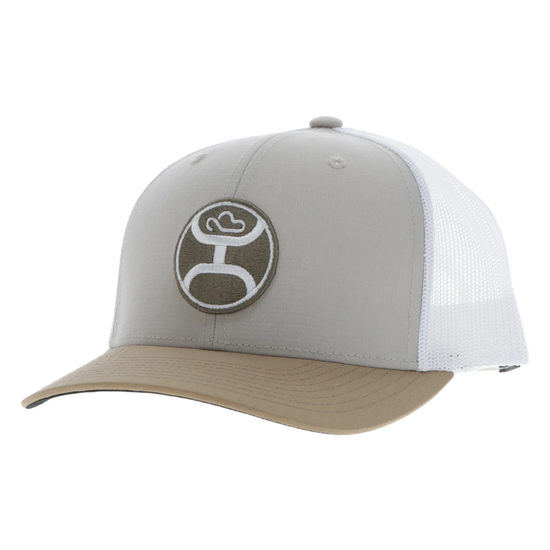 Hooey "Primo" 6-Panel Cream & White Snapback Hat 2446T-CRWH