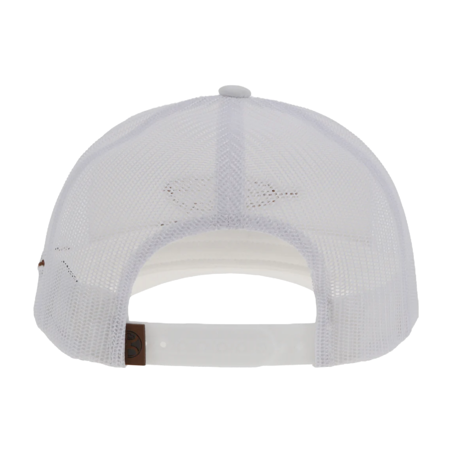Hooey Resistol White & Brown Western Trucker Cap 2451T-WH