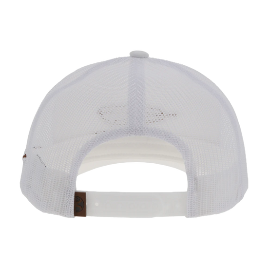 Hooey Resistol White & Brown Western Trucker Cap 2451T-WH