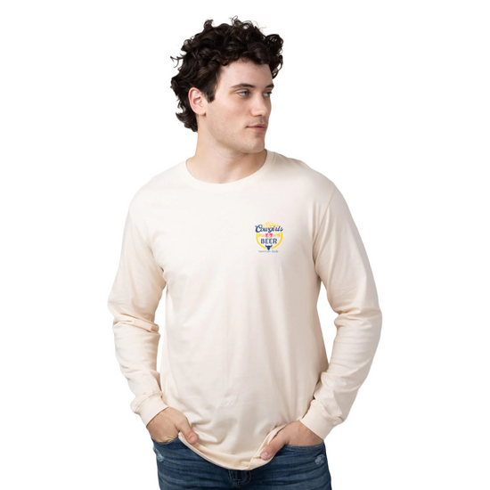 Simply Southern Men's Tan Cowgirls Whisper T-Shirt MN-LS-COWGIRLS-WHISPER