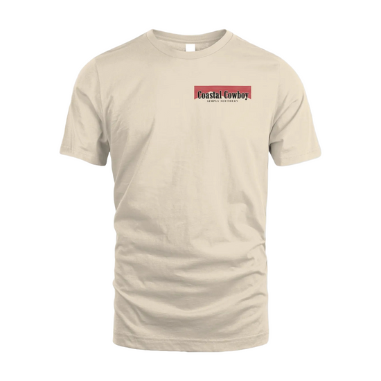 Simply Southern Men's Cowboy Sand T-shirt MN-SS-COWBOY-SAND