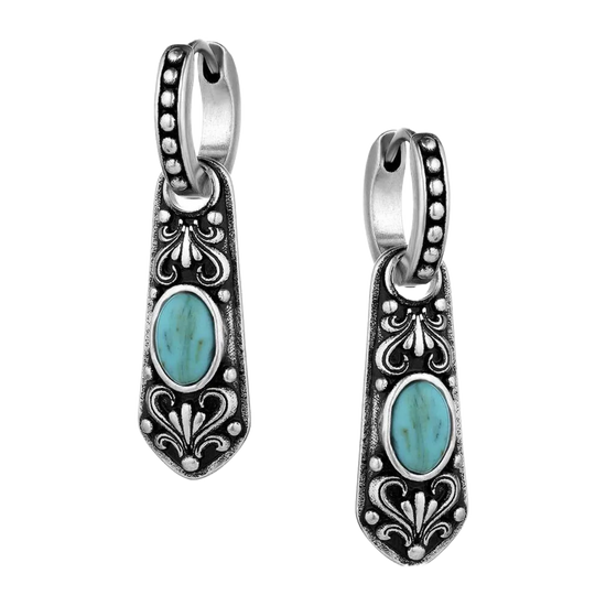 Montana Silversmiths Ladies Vintage Treasure Turquoise Earrings ER5854