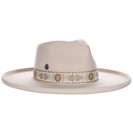 Biltmore Ladies Darlin Bone Beige Wool Felt Hat BF151