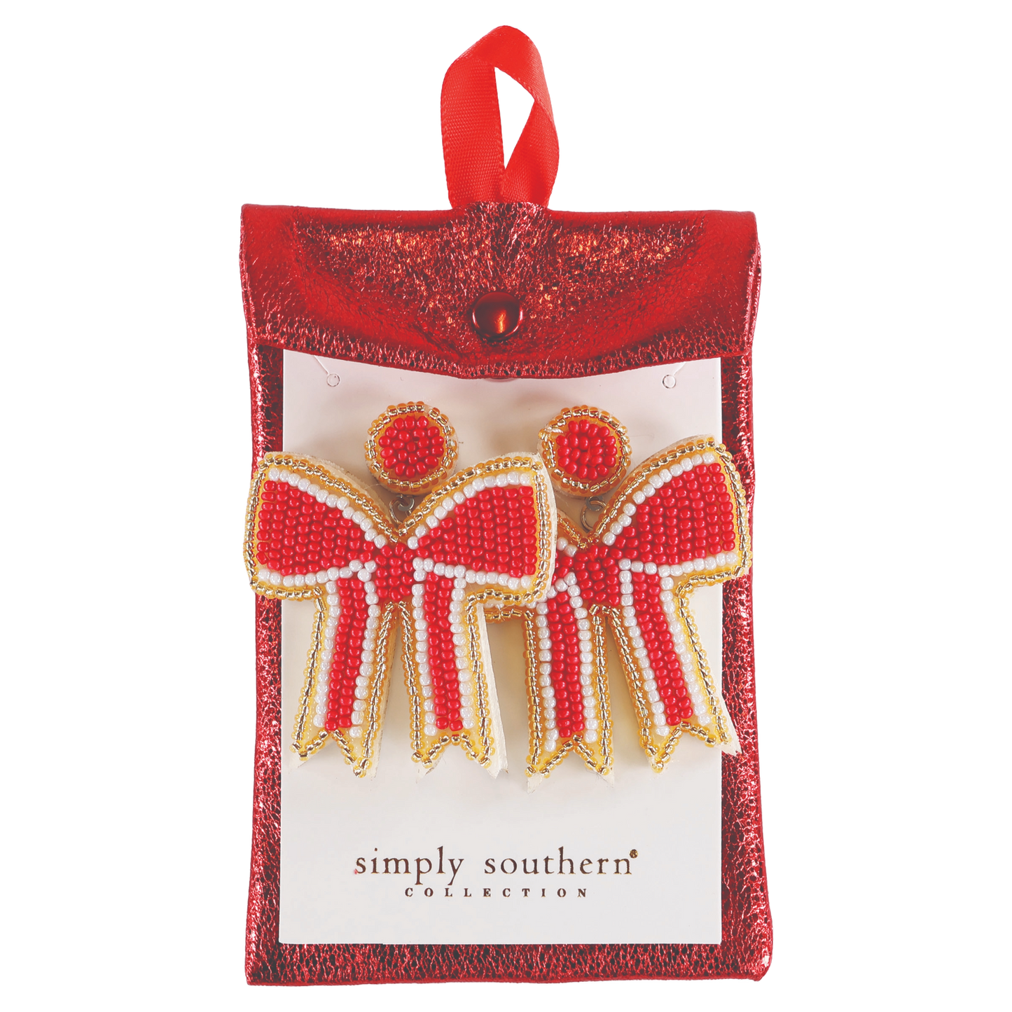 Simply Southern Ladies Bow Earrings 0224-JWL-EAR-ST-HOL-BOW