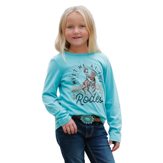 Cruel Girls Long Sleeve Turquoise T-Shirt CTK8990001