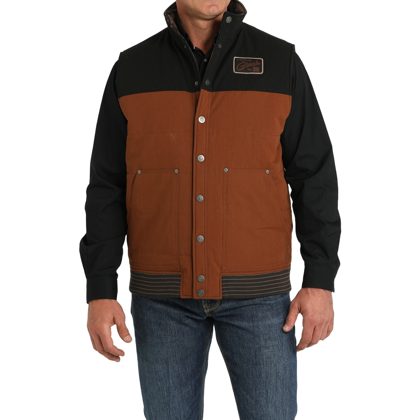 Cinch Men's Reversible Brown Vest MWV1910001