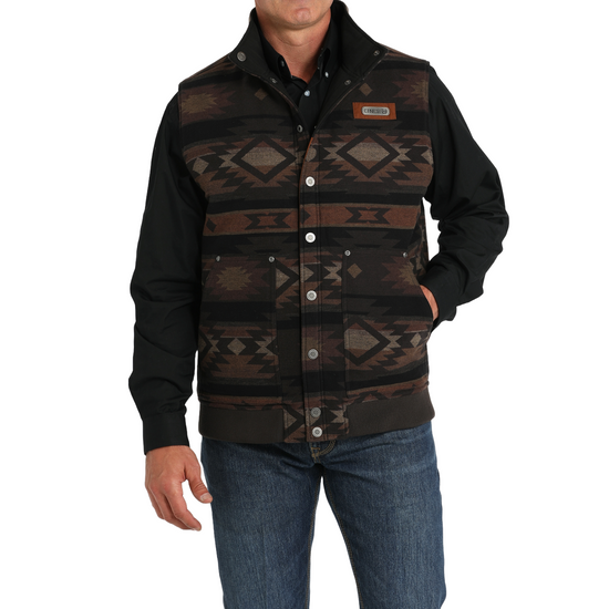Cinch Men's Reversible Brown Vest MWV1910001