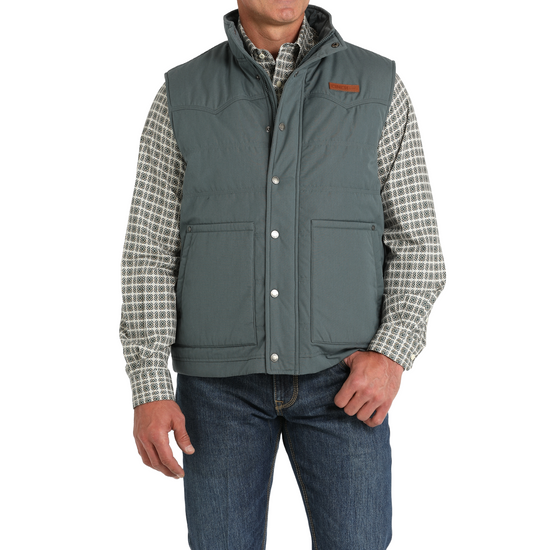 Cinch Men's Blue Quilted Vest MWV1902003