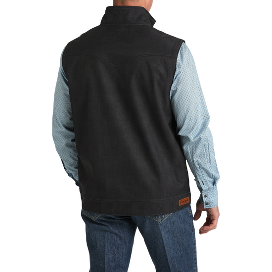Cinch Men's Charcoal Conceal Carry Bonded Vest MWV1592003