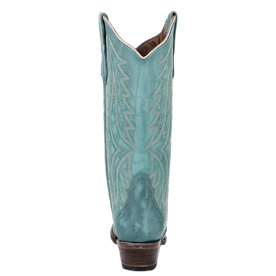 Circle G By Corral Ladies Turquoise Snip Toe Western Boots L6215