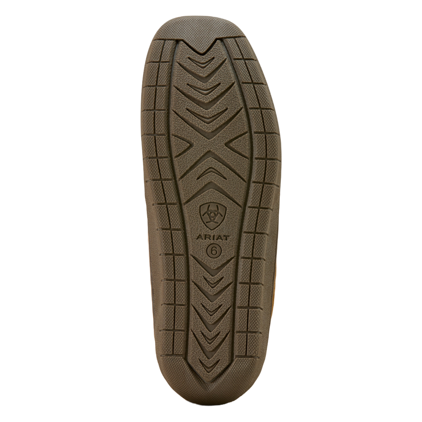 Ariat Ladies Dorothea Western Cow Print Brown Ankle Moccasin Slipper AR4421-220