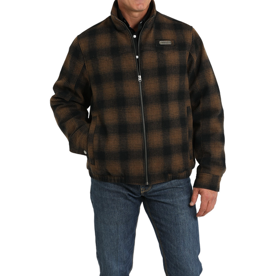Cinch Men's Concealed Carry Wooly Blanket Lined Brown Jacket MWJ159000