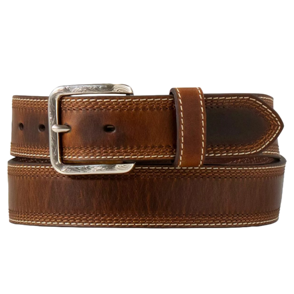 Ariat Men's Brown Leather Belt A1043102