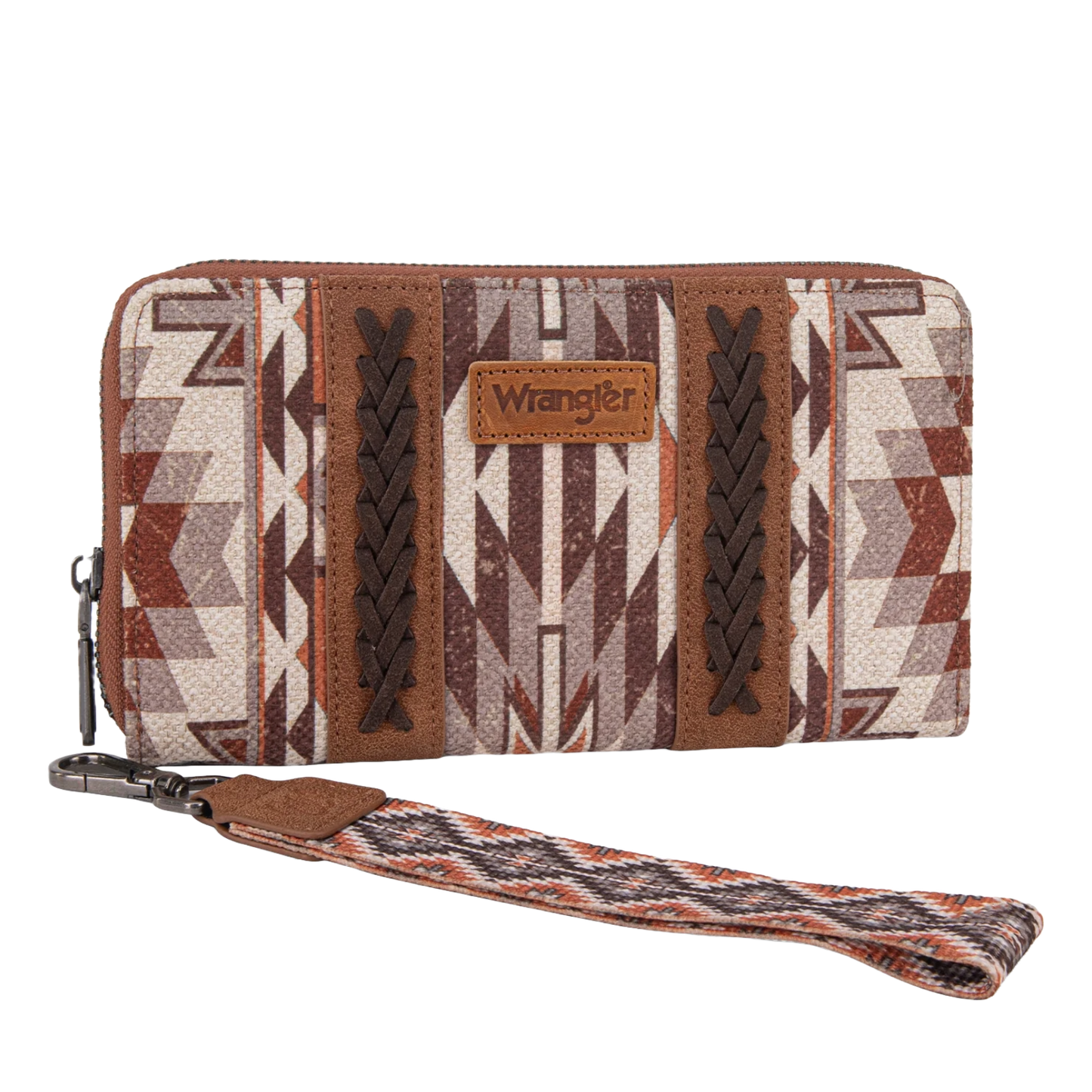 Wrangler Ladies Southwestern Aztec Brown Wallet WG2213-W006BR