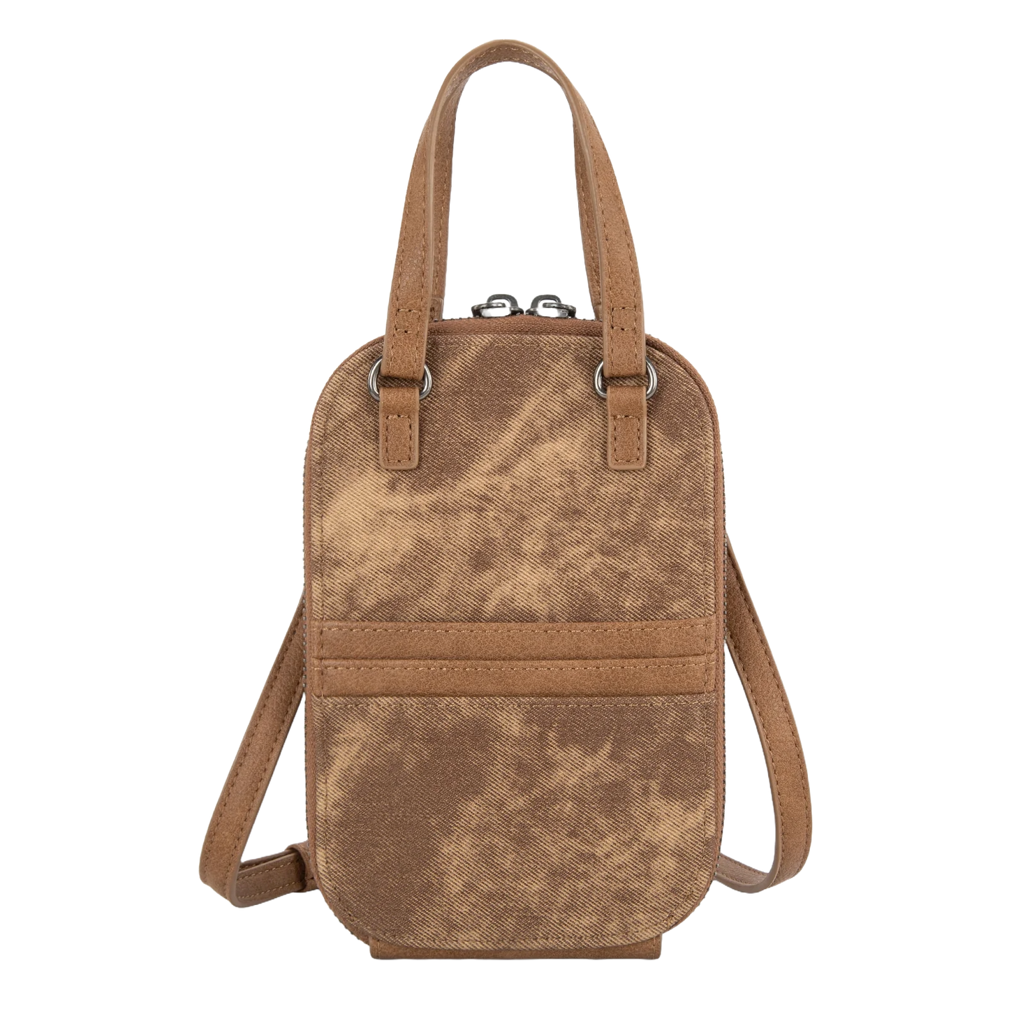 Wrangler Ladies Patchwork Mini Brown Crossbody Bag WG164-1831BR