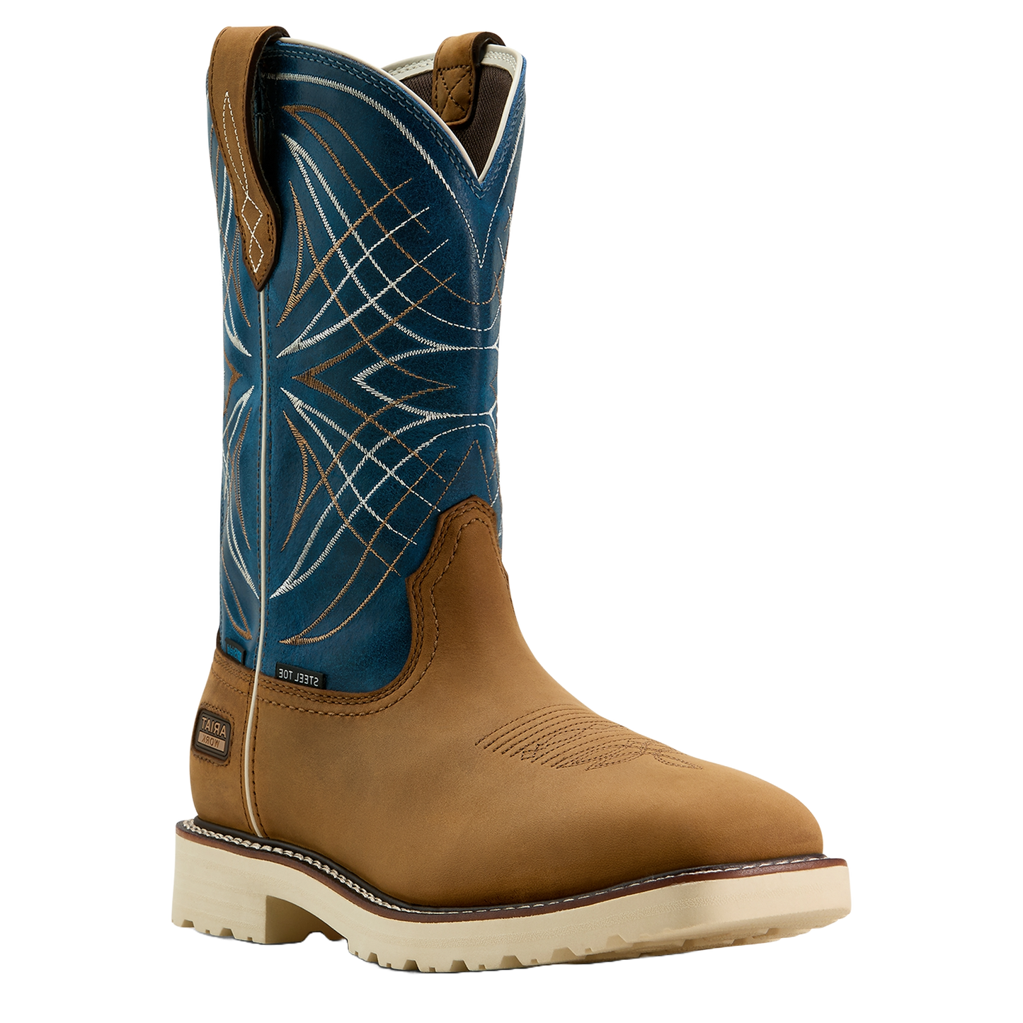 Ariat Men's Activator Waterproof Dusted Brown Steel Toe Work Boot 10060893