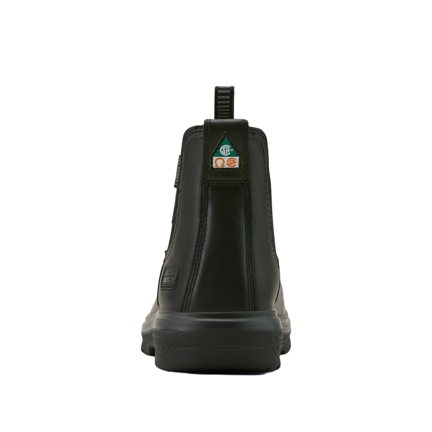 Ariat Men's Turbo Chelsea CSA Waterproof All Black Carbon Toe Work Boot 10060898