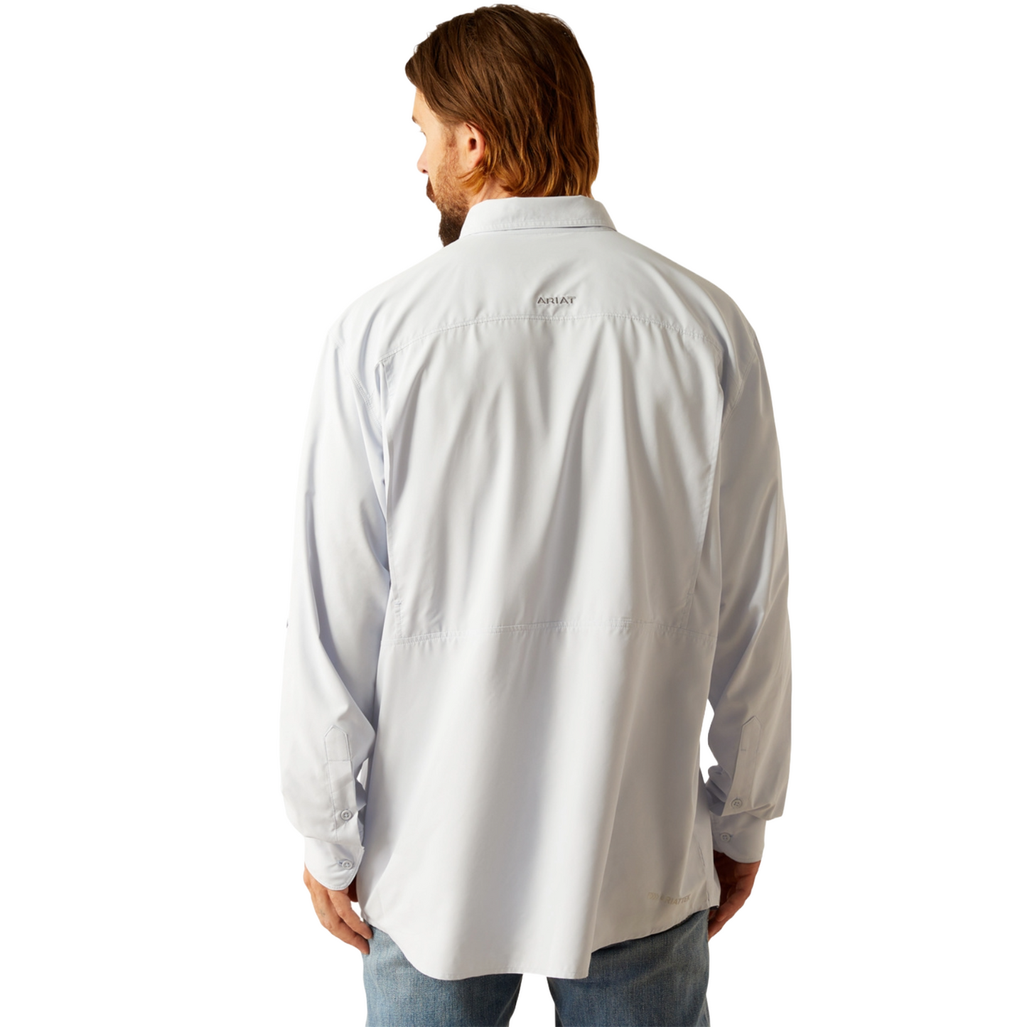 Ariat Men's VentTEK Outbound Halogen Blue Button Down Shirt 10055232